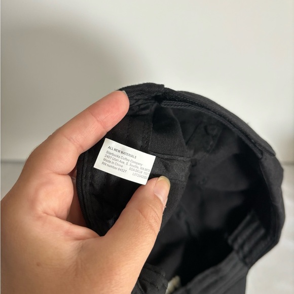 Starbucks black and white snapback hat‎ - Picture 4 of 5
